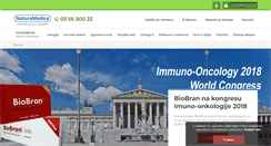 Desktop Screenshot of naturamedica.si