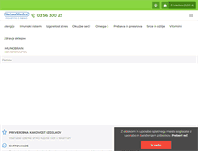 Tablet Screenshot of naturamedica.si